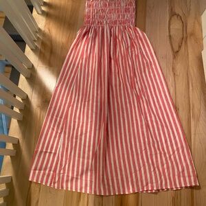 Universal Thread red and white striped maxi dress
